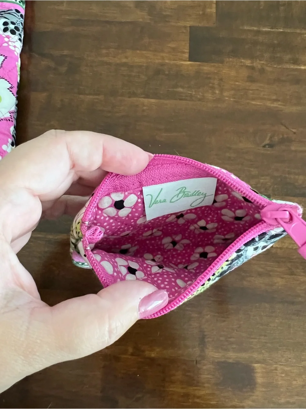 Vera Bradley Priscilla Pink Toggle Tote & Coin Purse